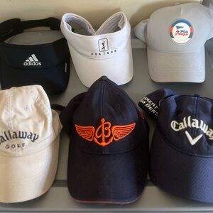 6 adjustable hat golf bundle callaway breitling pga b3 adidas visor